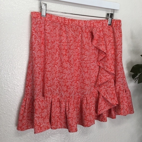 Michael Kors Floral Ruffle Skirt - Picture 2 of 7